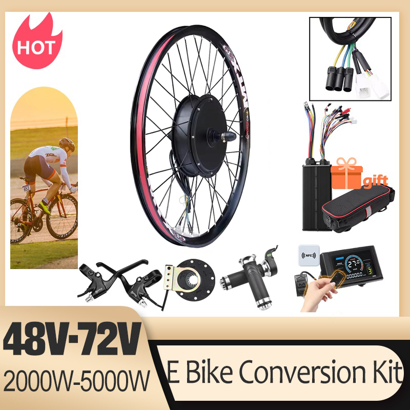 5000W Hub Motor Kit 72V - 72V 5000W E-Bike Conversion Kit Brushelss