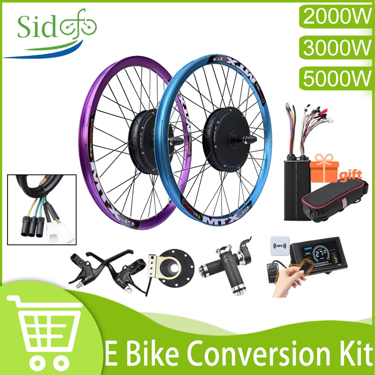 New Upgrade Ebike Conversion K - 5000W Hub Motor Kit 72V ulasan dan harga
