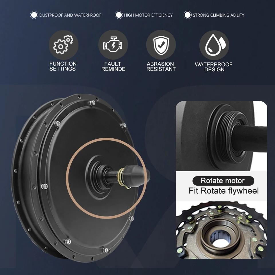 New Upgrade Ebike Conversion K - 5000W Hub Motor Kit 72V ulasan dan harga