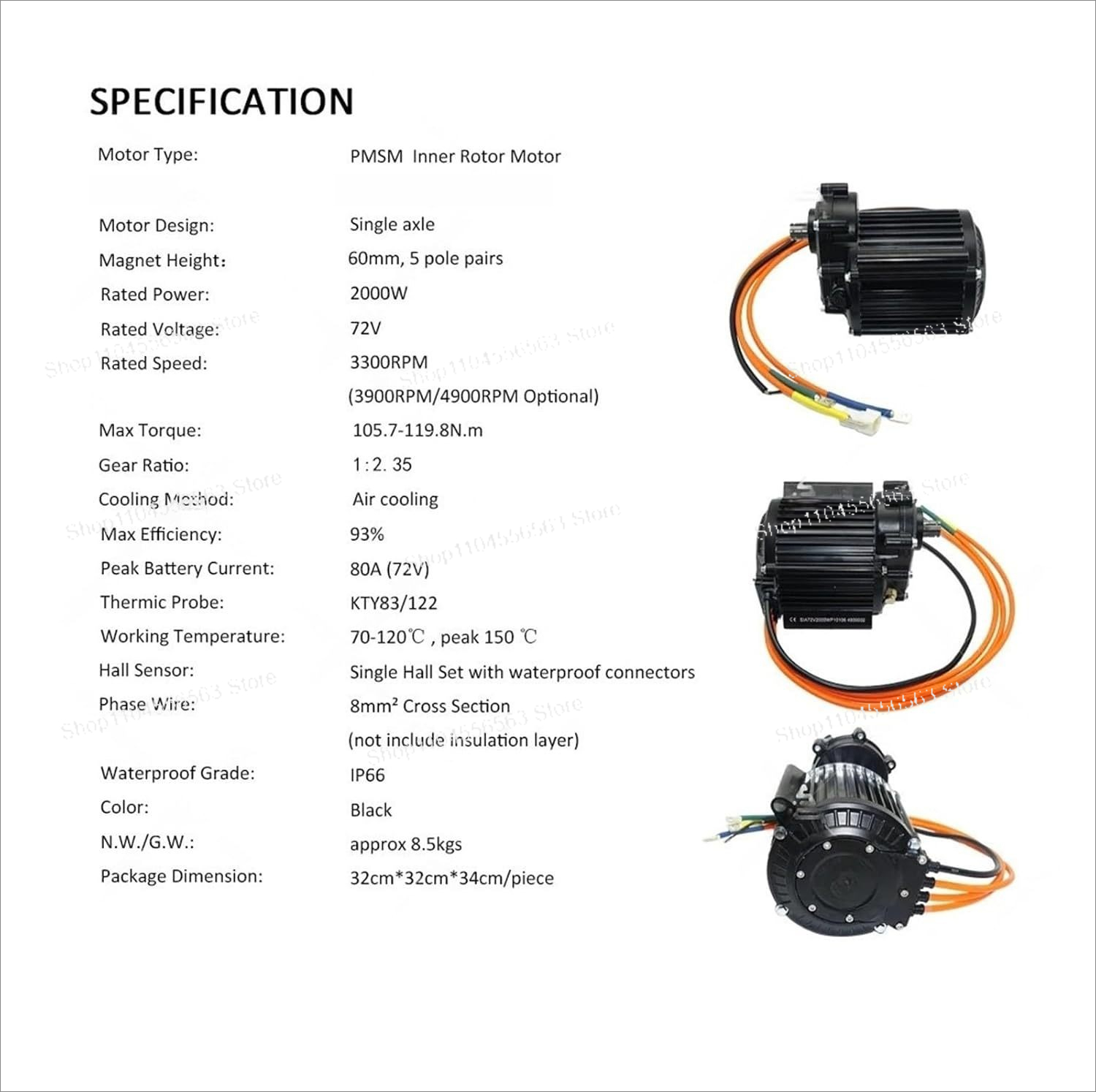2000W Mid Drive Brushless Moto - High Torque Brushless Mid Motor Kit ulasan dan harga