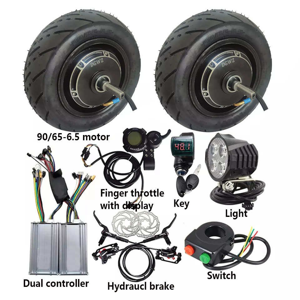 48V 2000w Ebike Comversion Kit - Dual Motor Ebike Kit 2000W ulasan dan harga