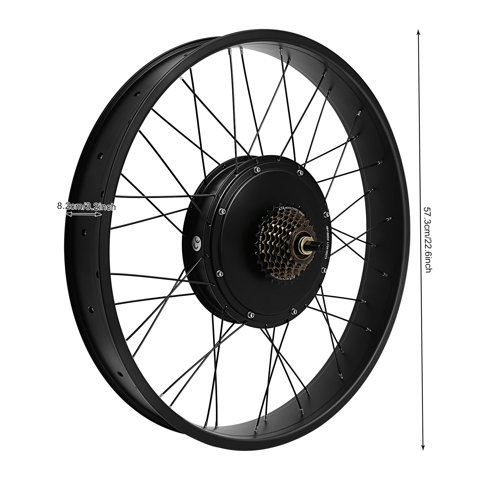 26 Inch Electric Bike Conversi - Fat Tire Electric Bike Conversion Kit 1500W ulasan dan harga