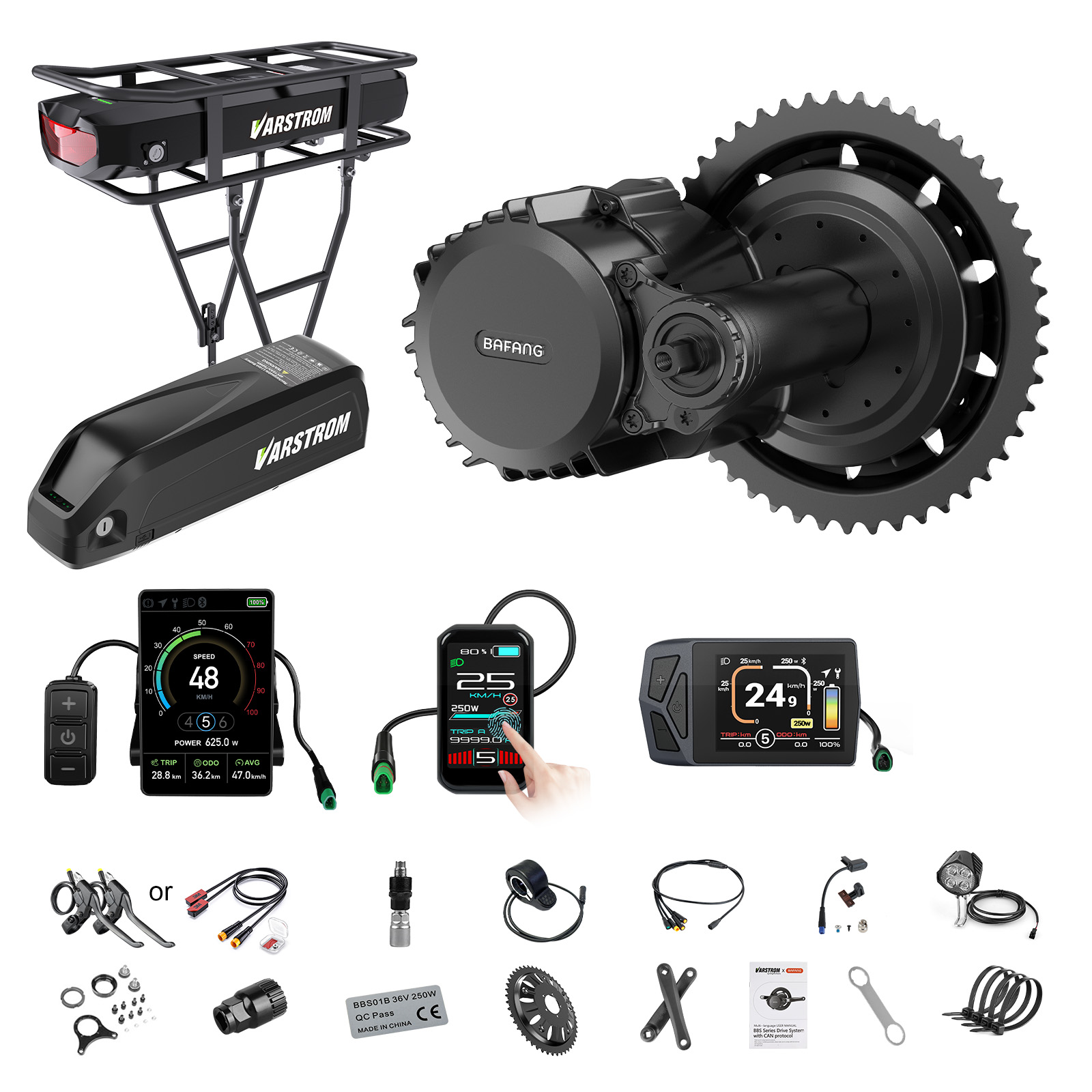 [US Shipping] Bafang Motor 750 - Torque Sensor Mid Drive Motor Kit ulasan dan harga