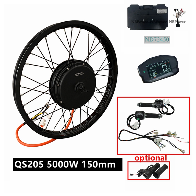NBpower/QS205 V3 72v 5000W Ebi - 5000W Hub Motor Kit 72V ulasan dan harga