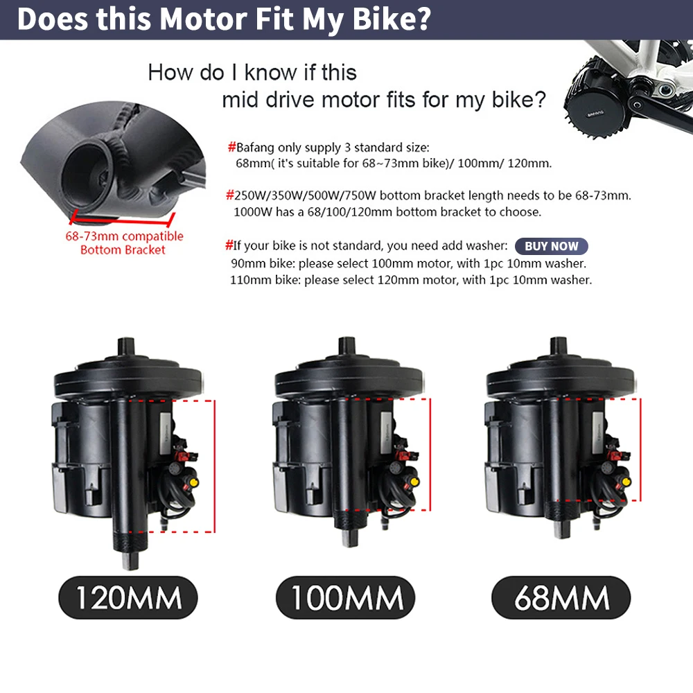 Bafang BBSHD 1000W 52V 48V 68m - Side Hung Mid Drive Motor Kit ulasan dan harga