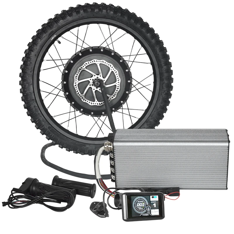 Rear Wheel  Hub Motor 6000w 80 - 12000W Electric Motorcycle Hub Motor ulasan dan harga