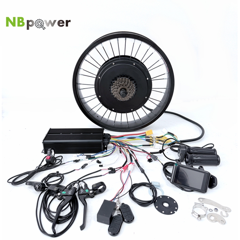 NBpower 170/190mm Dropout 48-7 - 5000W Hub Motor Kit 72V ulasan dan harga