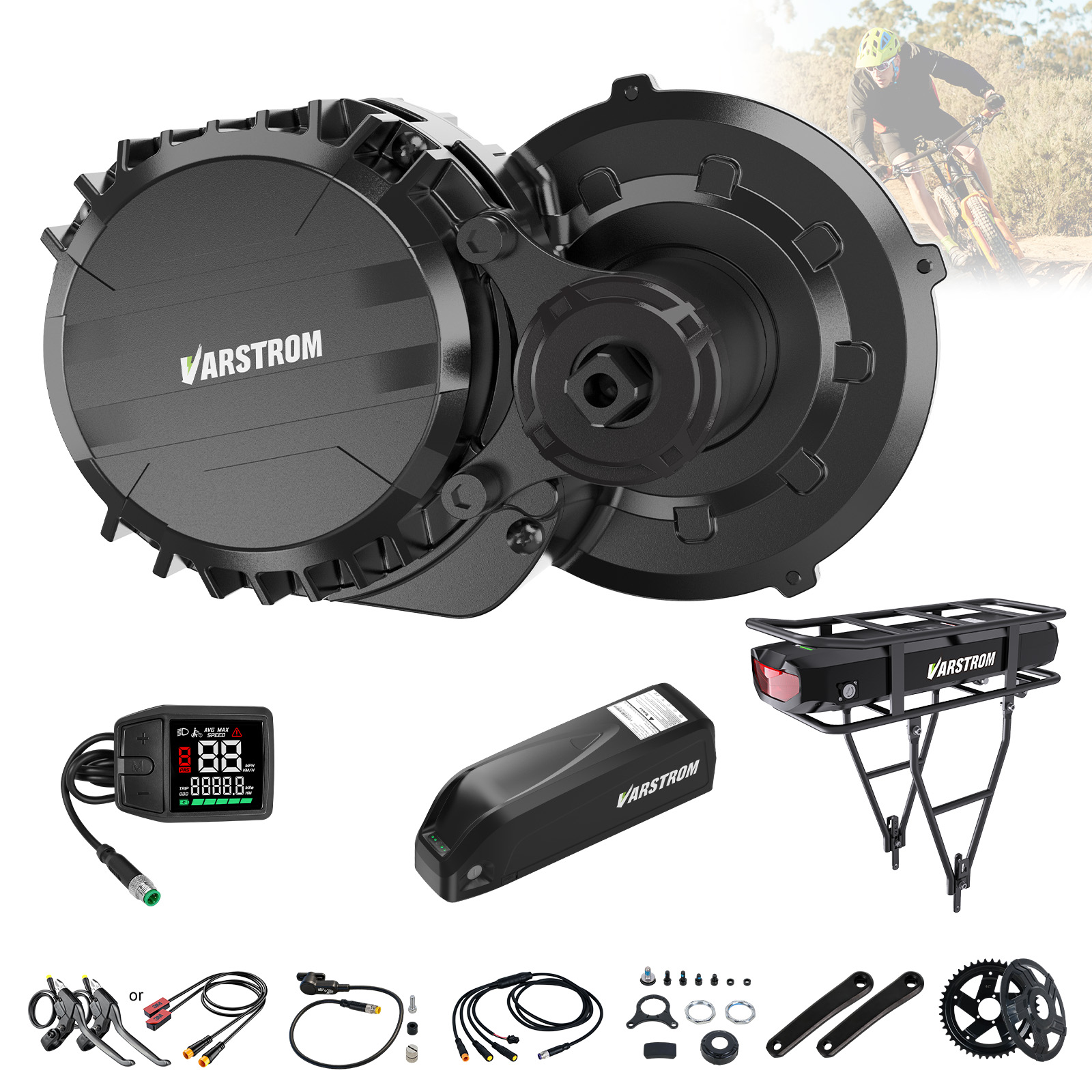 Varstrom 750W Mid Motor Kit To - Side Hung Mid Drive Motor Kit ulasan dan harga