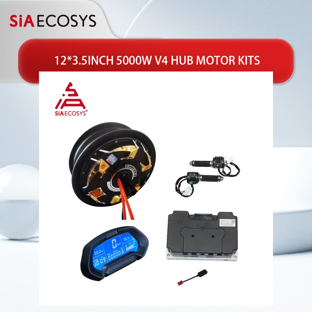 QS Motor 12*3.5inch 5000W V4 7 - 5000W Hub Motor Kit 72V ulasan dan harga
